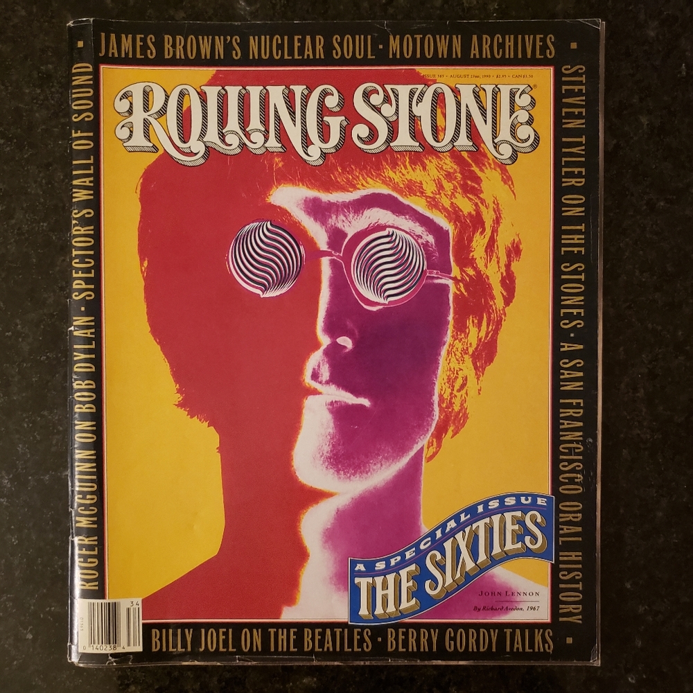 Rolling Stone Special Edition, The 60's Magazine 1990.